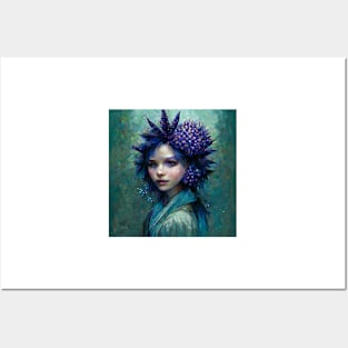 Lilac Urchin by Kim Turner Art Posters and Art